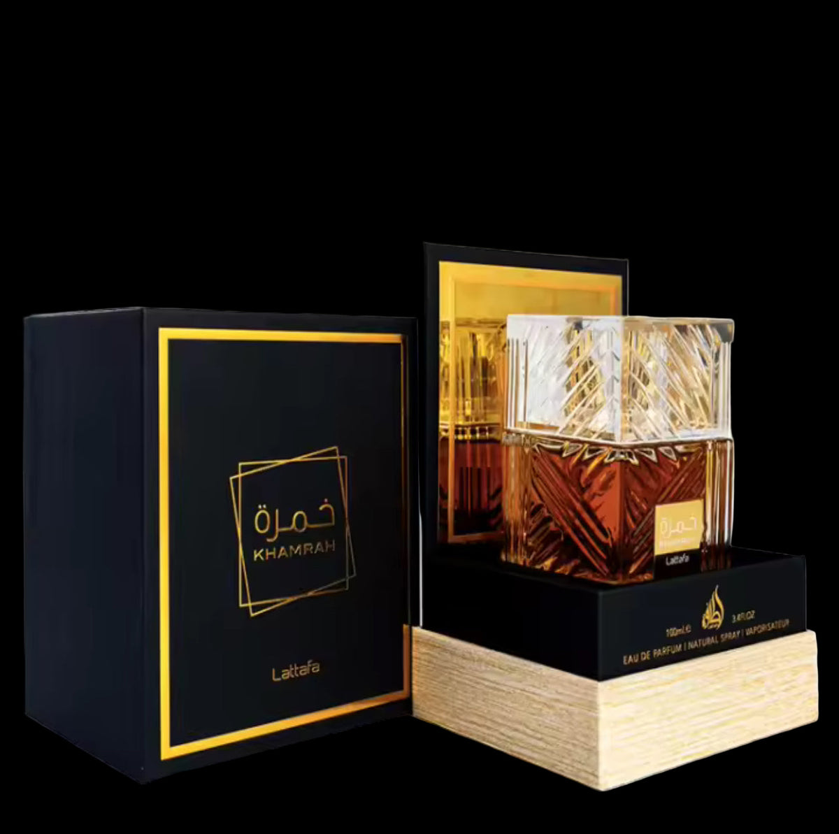Lattafa Khamrah 100 Ml Perfume Afrutado Amaderado Mujer