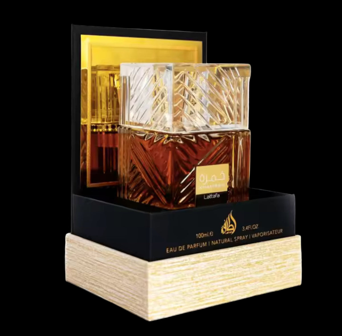Lattafa Khamrah 100 Ml Perfume Afrutado Amaderado Mujer